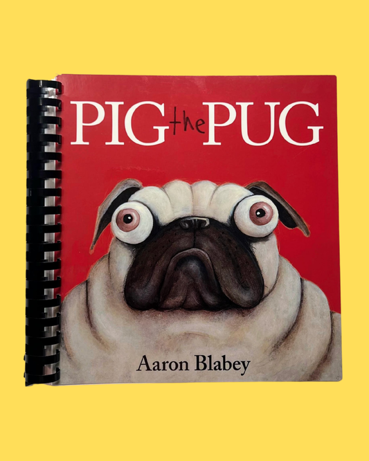 'Pig the Pug' Laminated and Rebound Only